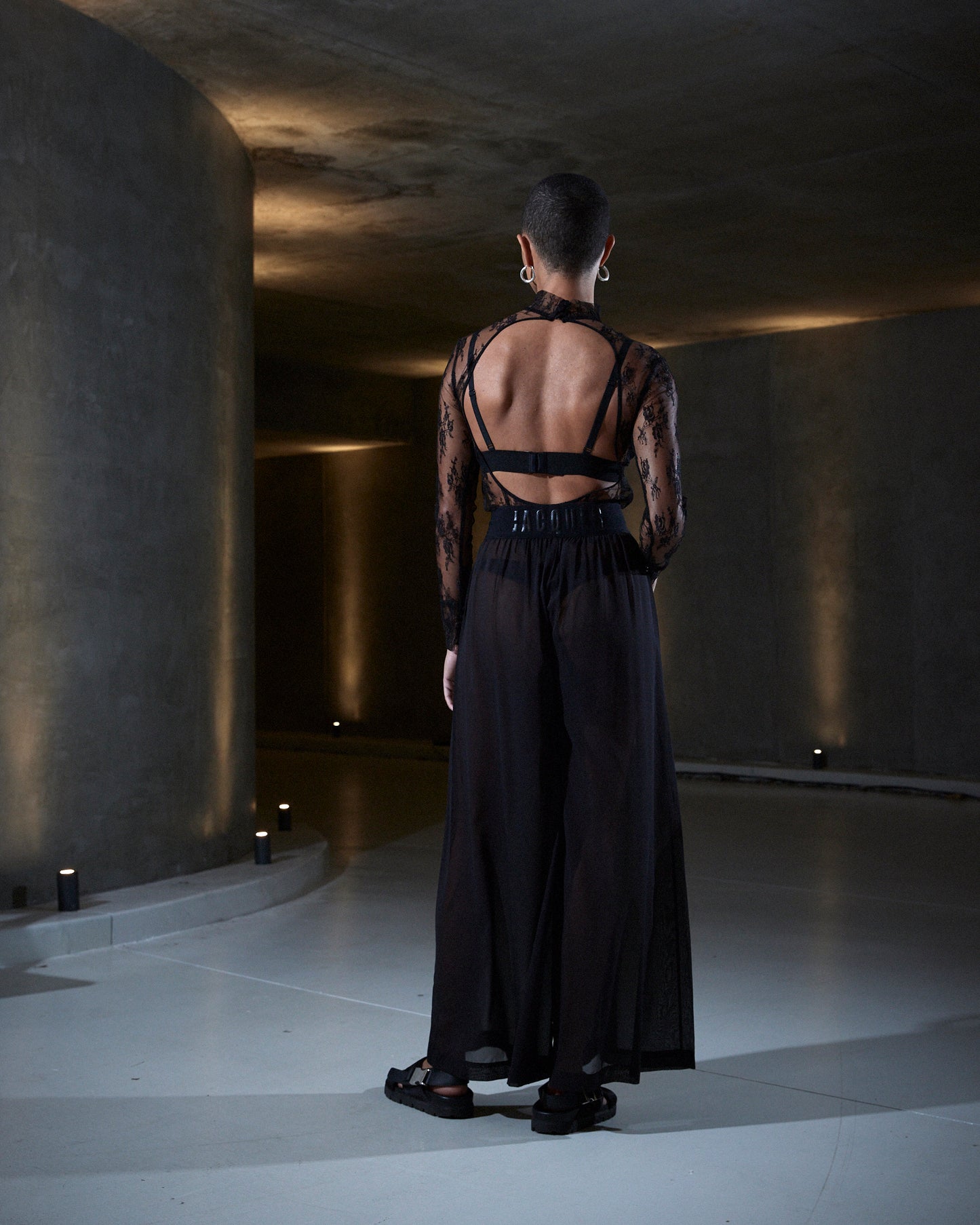 SHEER PANT {BLACK}