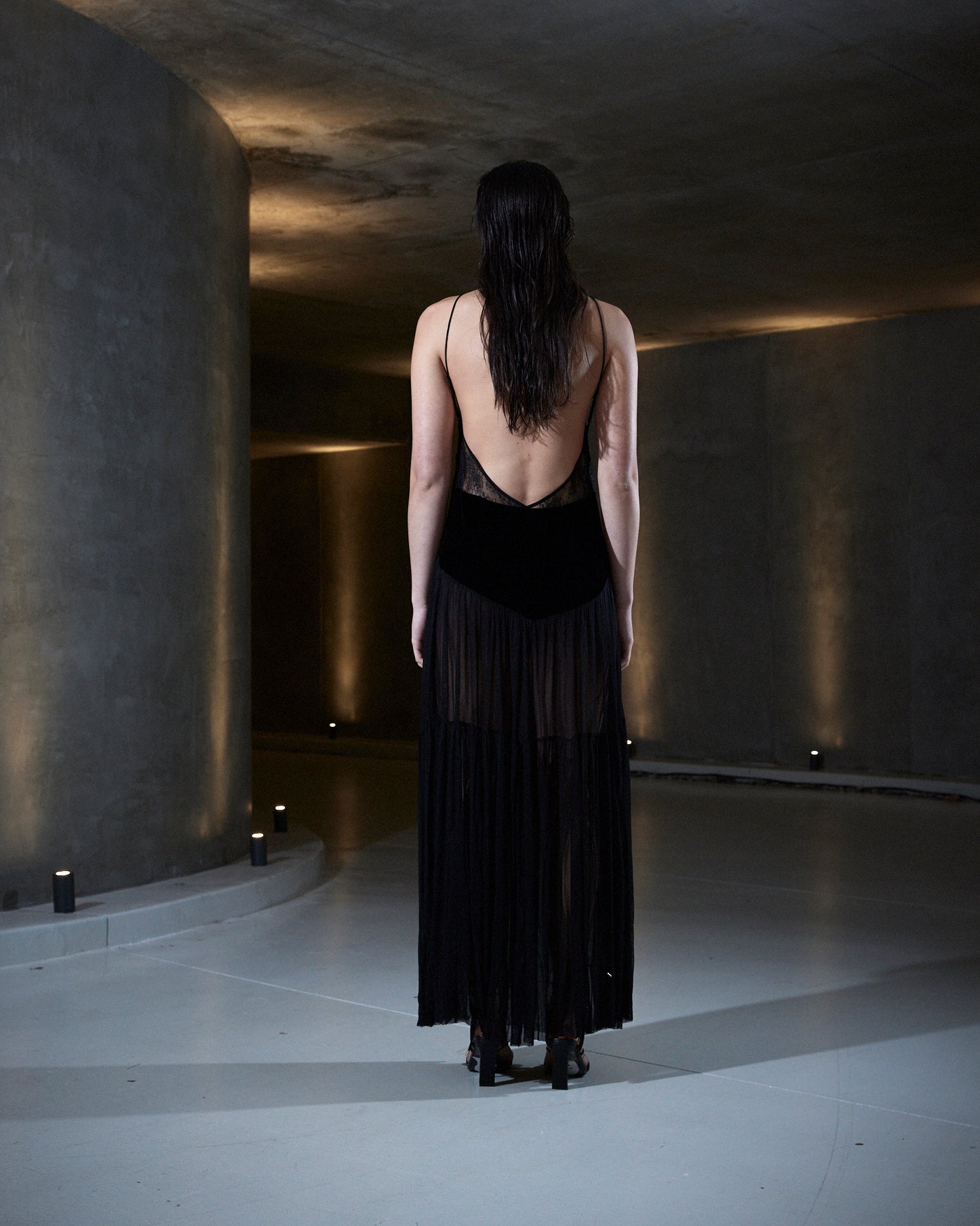 FRANCINE MAXI DRESS {BLACK}