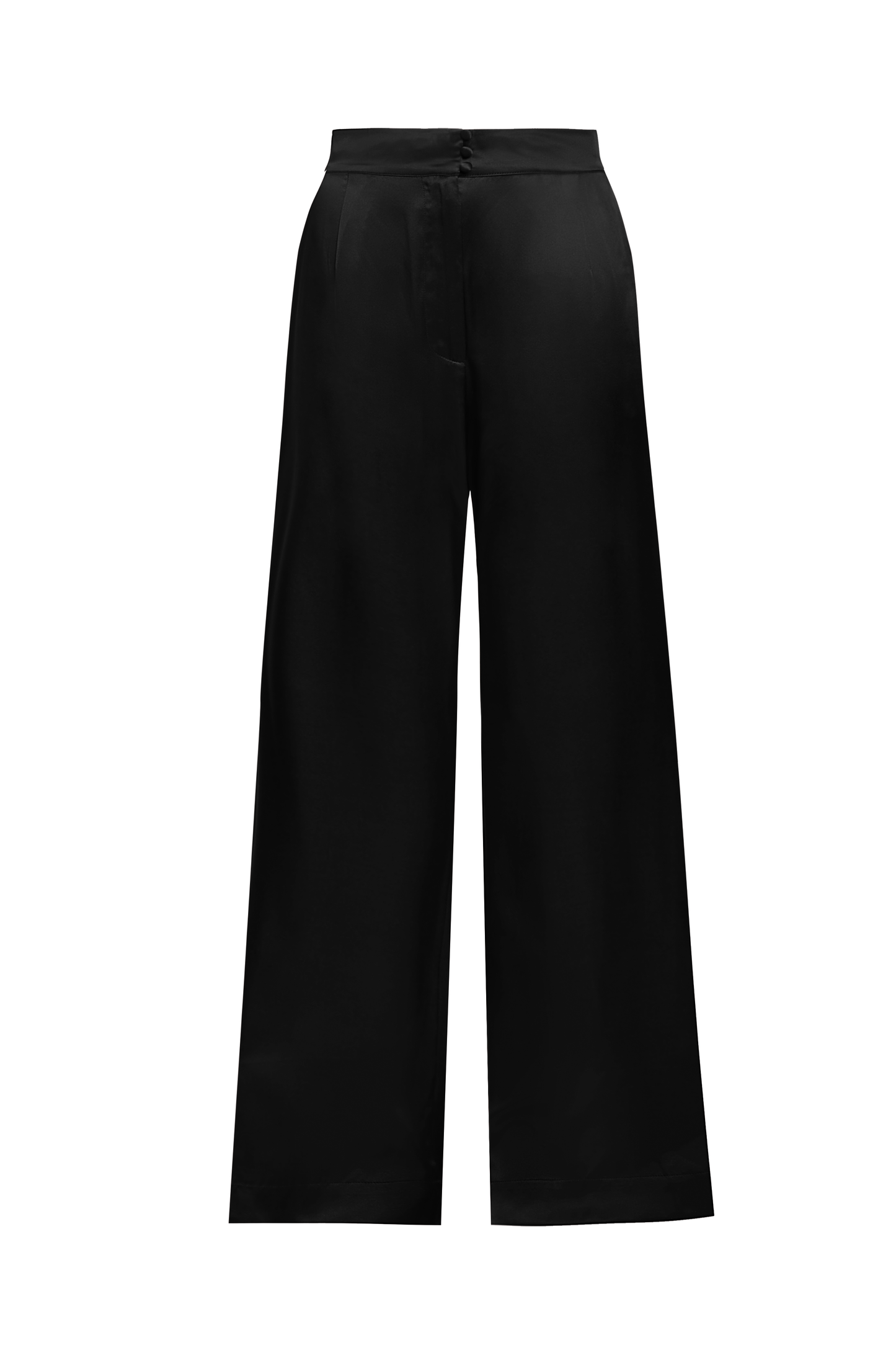 MARAIS SILK TUXEDO PANT {BLACK}