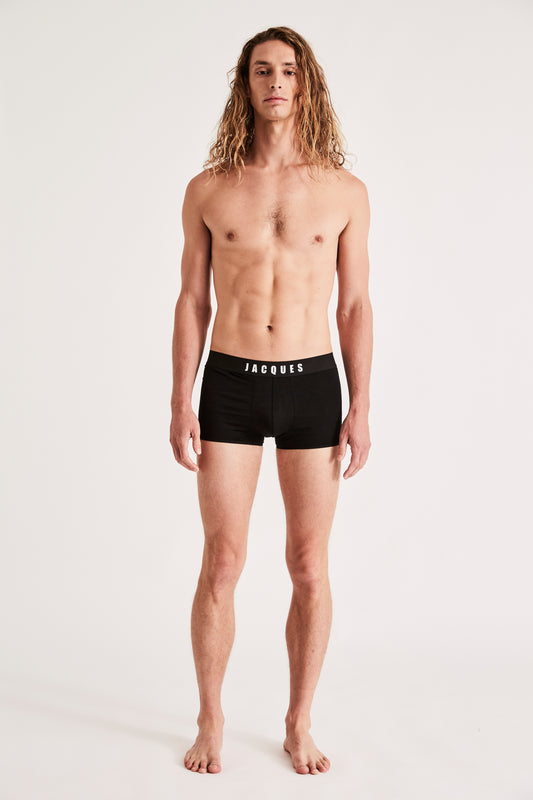 SWJ TRUNK {WHITE ON BLACK}