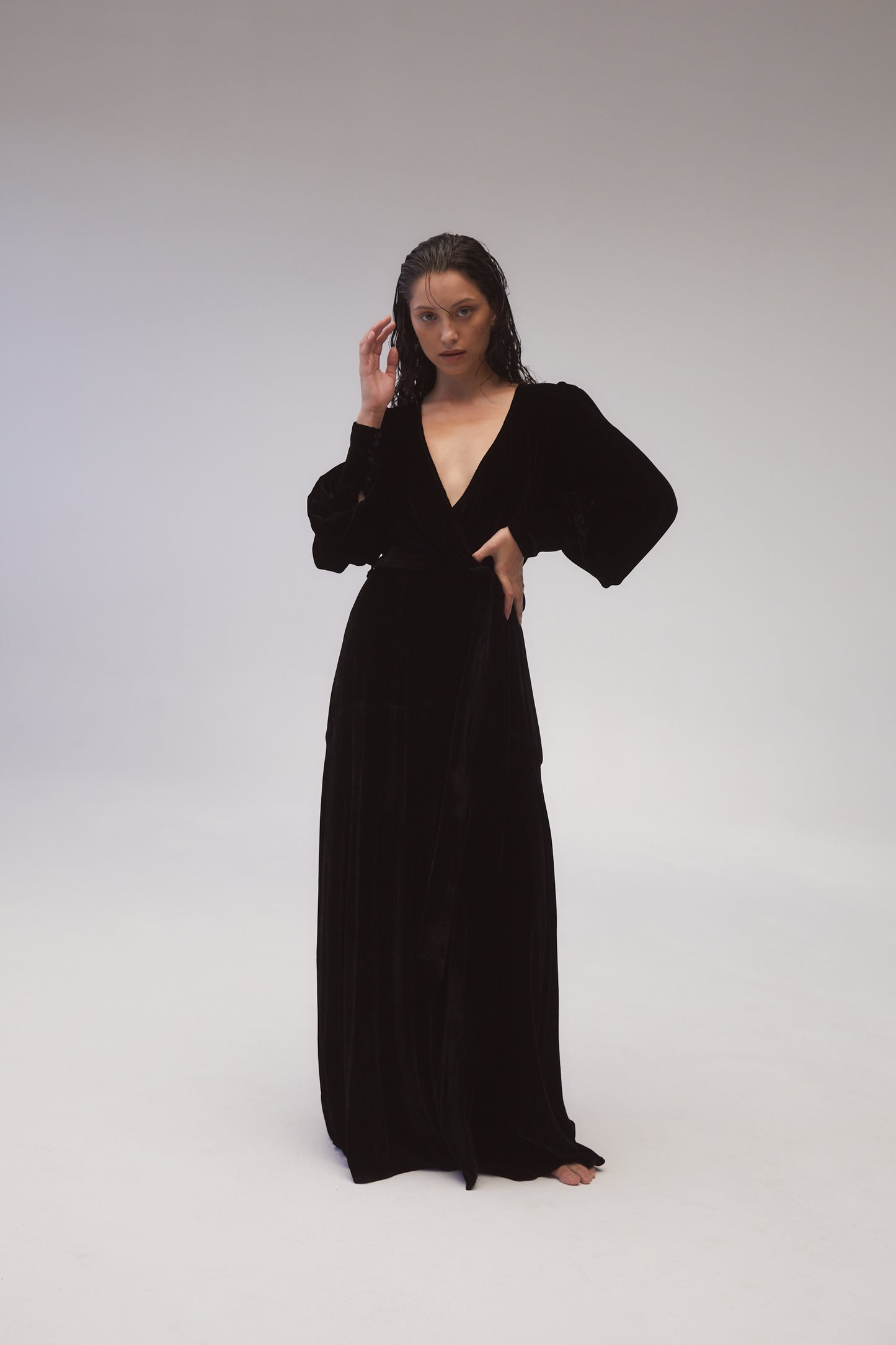 SYLVIA DRESS {BLACK}