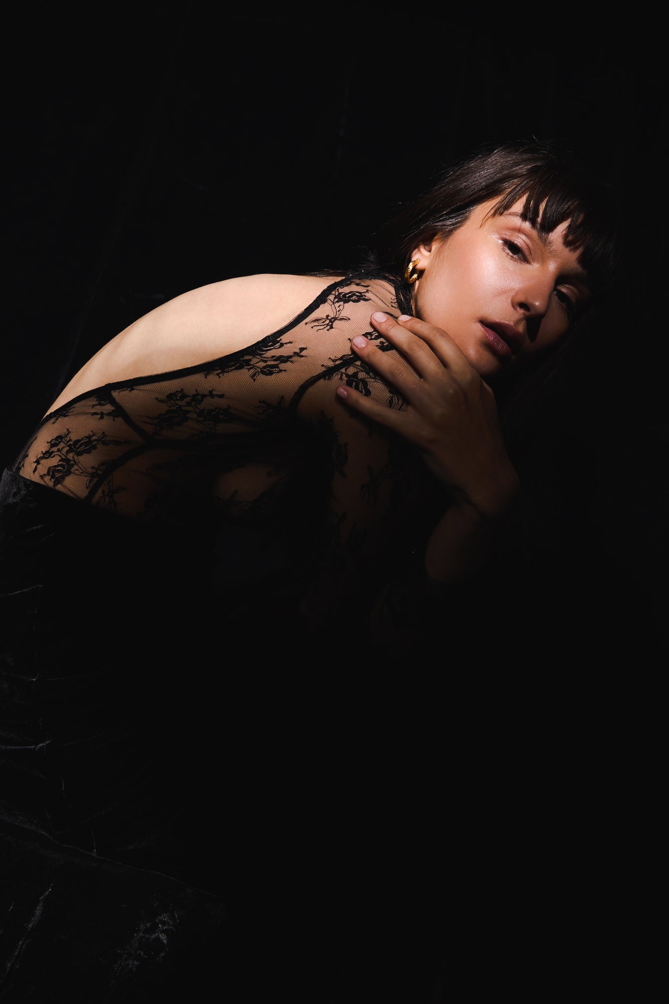 FRANCINE BODYSUIT {BLACK}