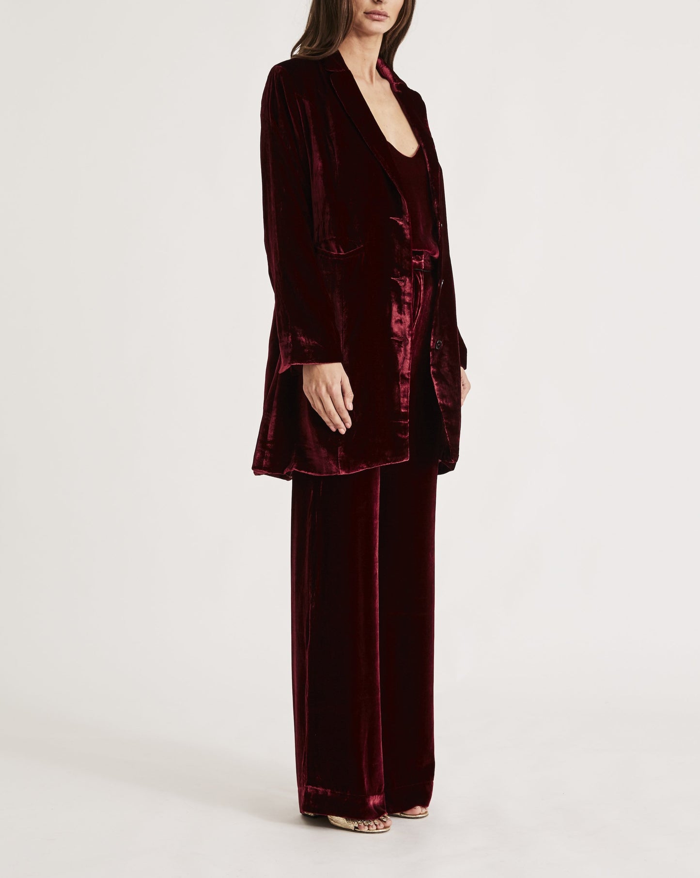 SHIRLEY COAT {WINE}