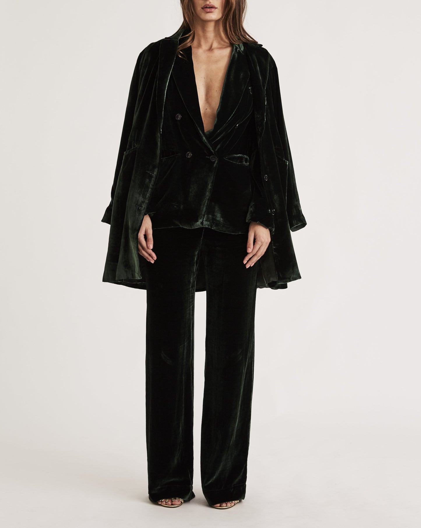 JANE BOND BLAZER {EMERALD}