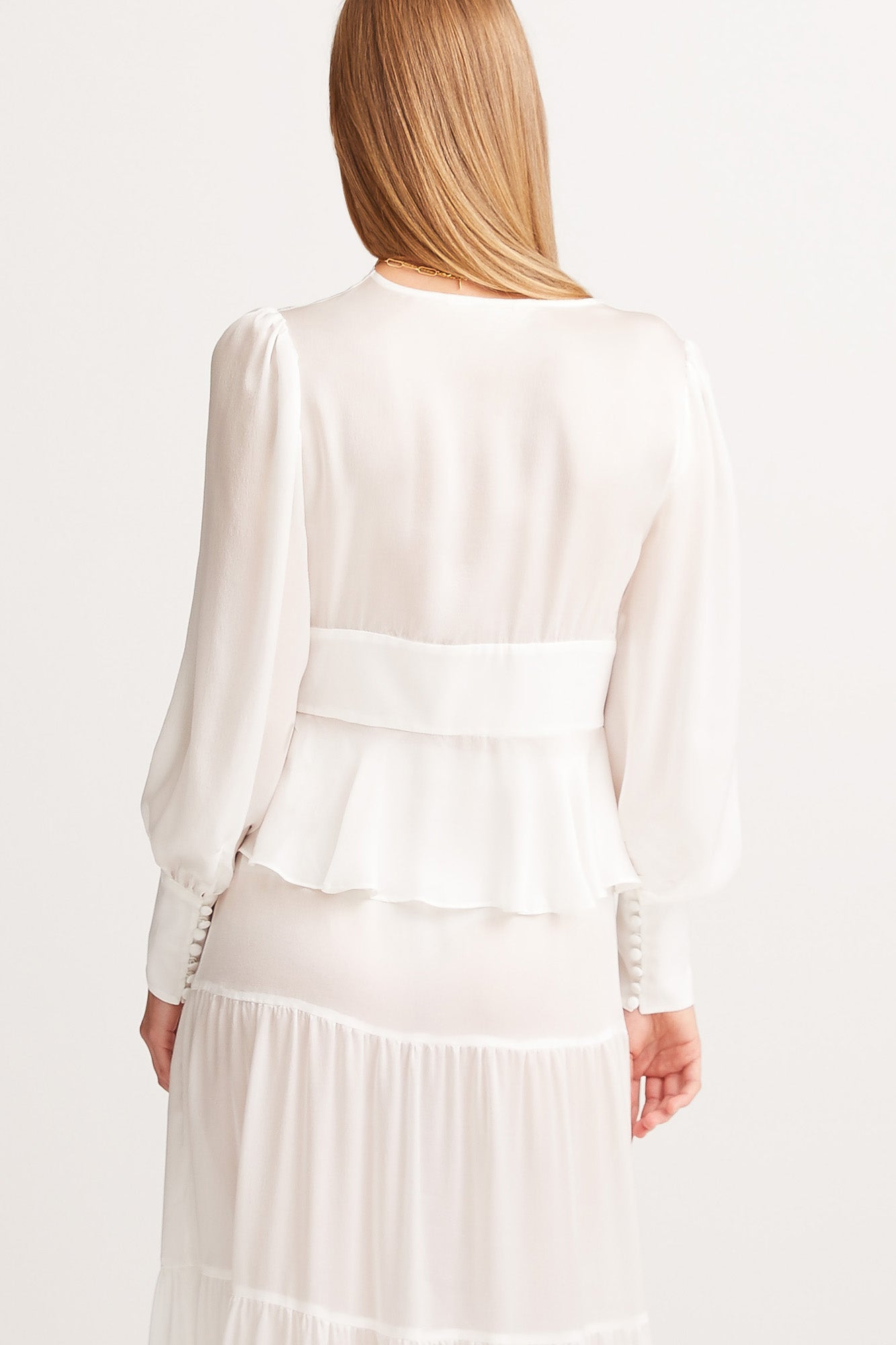 SYLVIA BLOUSE {WHITE}