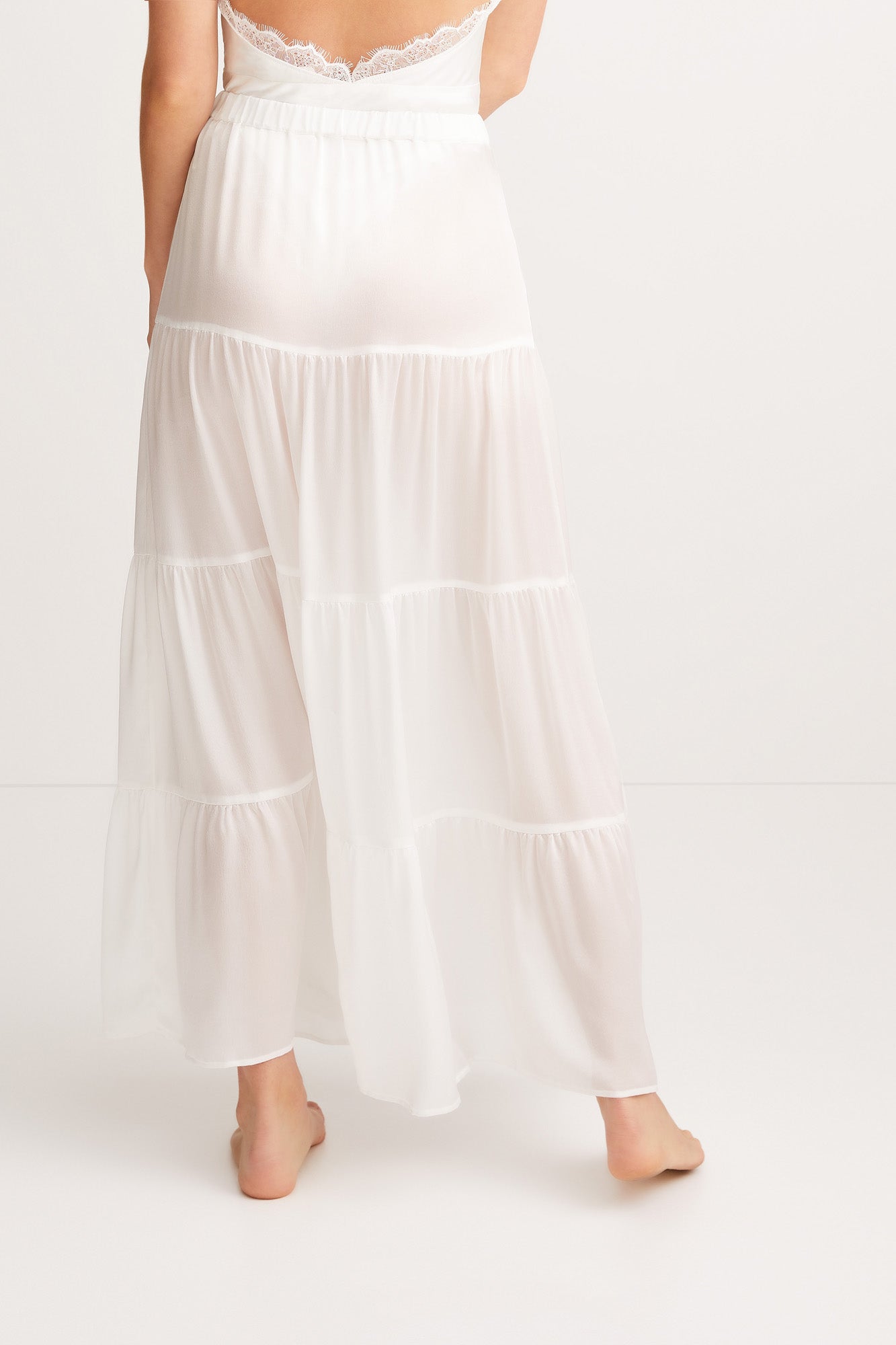 SYLVIA SKIRT {WHITE}