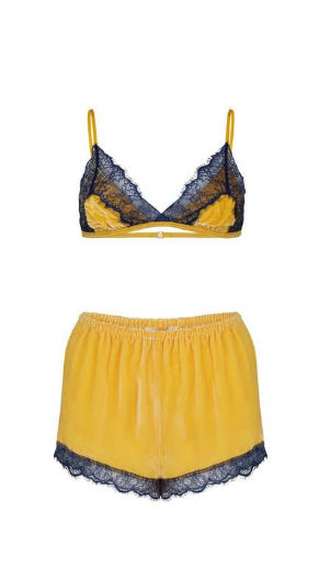 JULIA MATCHING SET {MIMOSA YELLOW} – SLEEPING WITH JACQUES