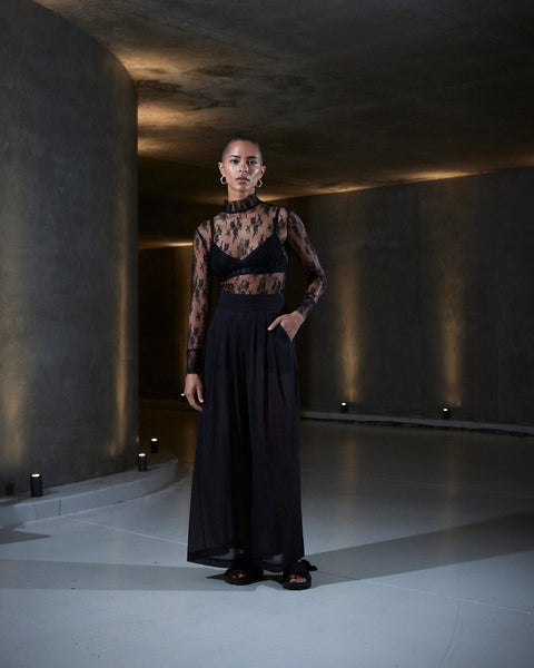 SHEER PANT {BLACK} – SLEEPING WITH JACQUES