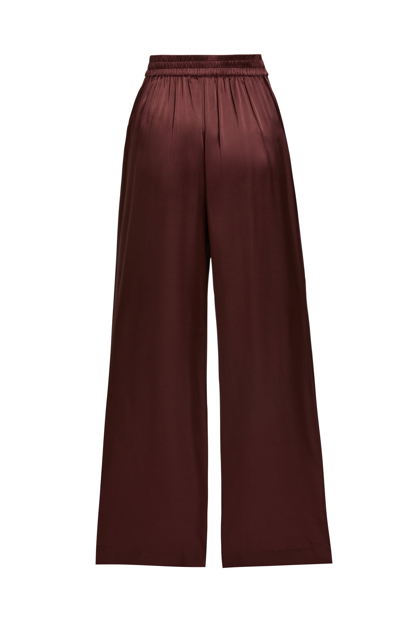 MARAIS SILK TUXEDO PANT {CHOCOLATE}