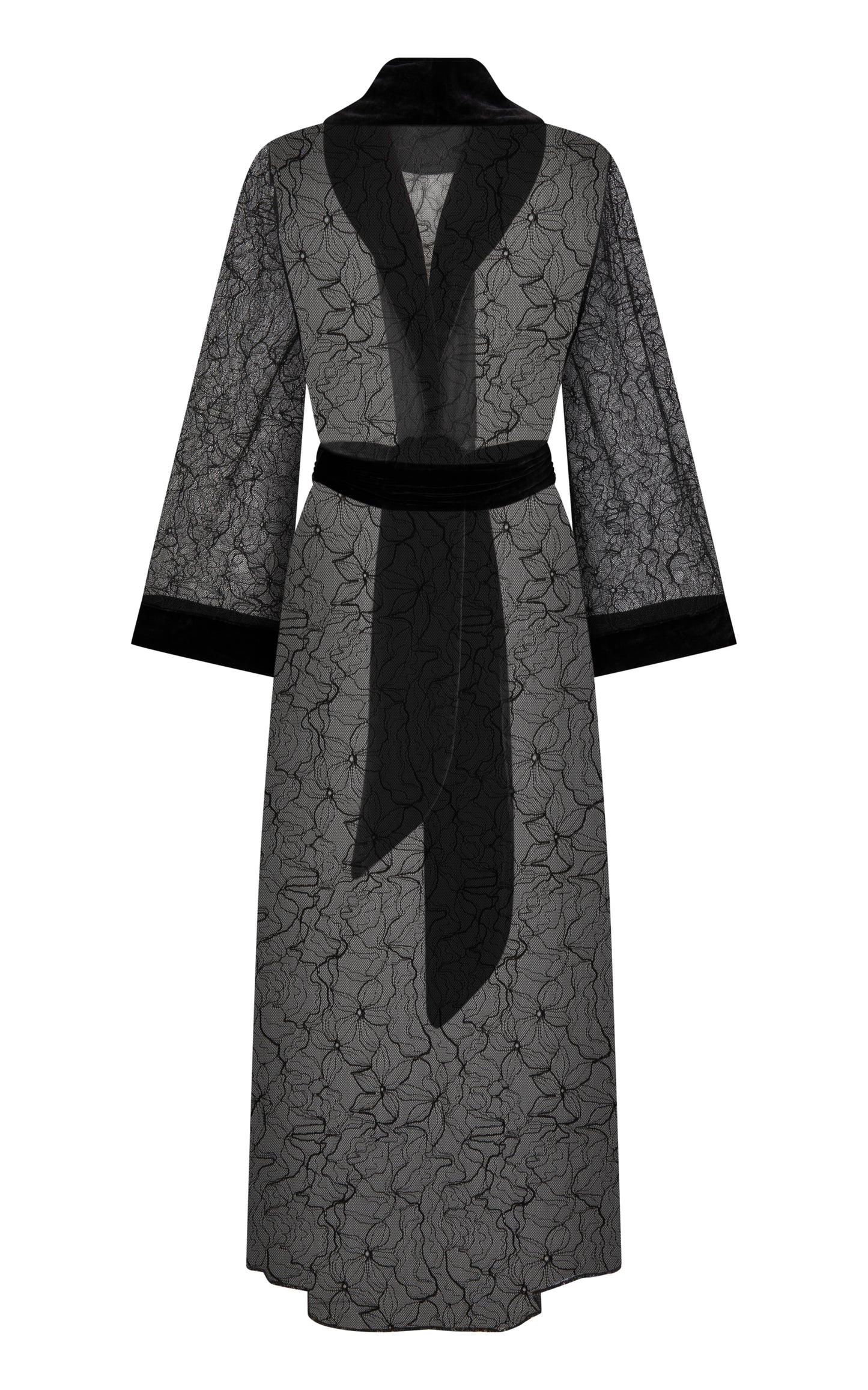 LINDA ROBE {BLACK}