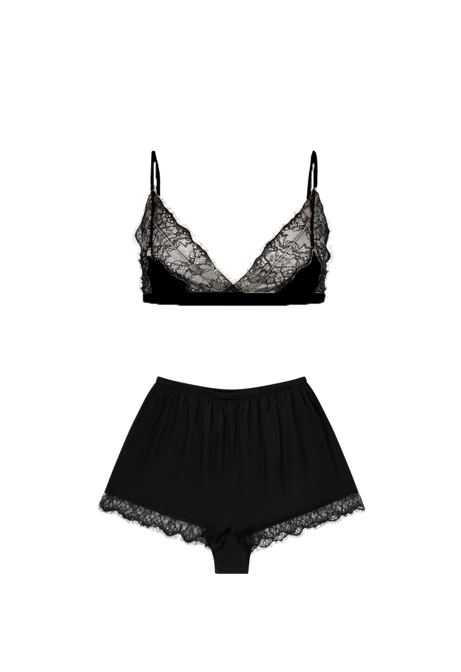 JULIA MATCHING SET {BLACK}