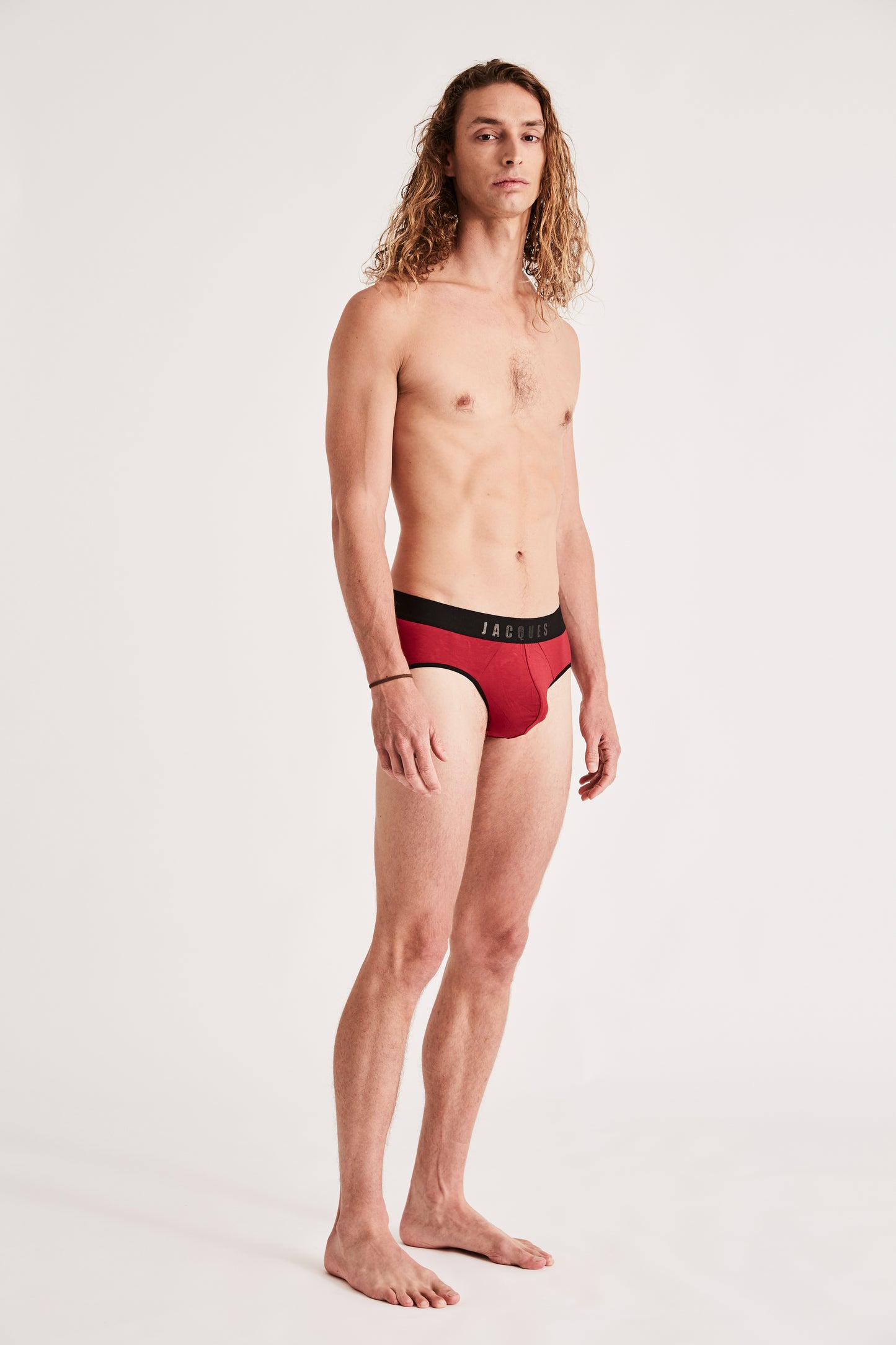 SWJ BRIEF {BLACK ON RED}