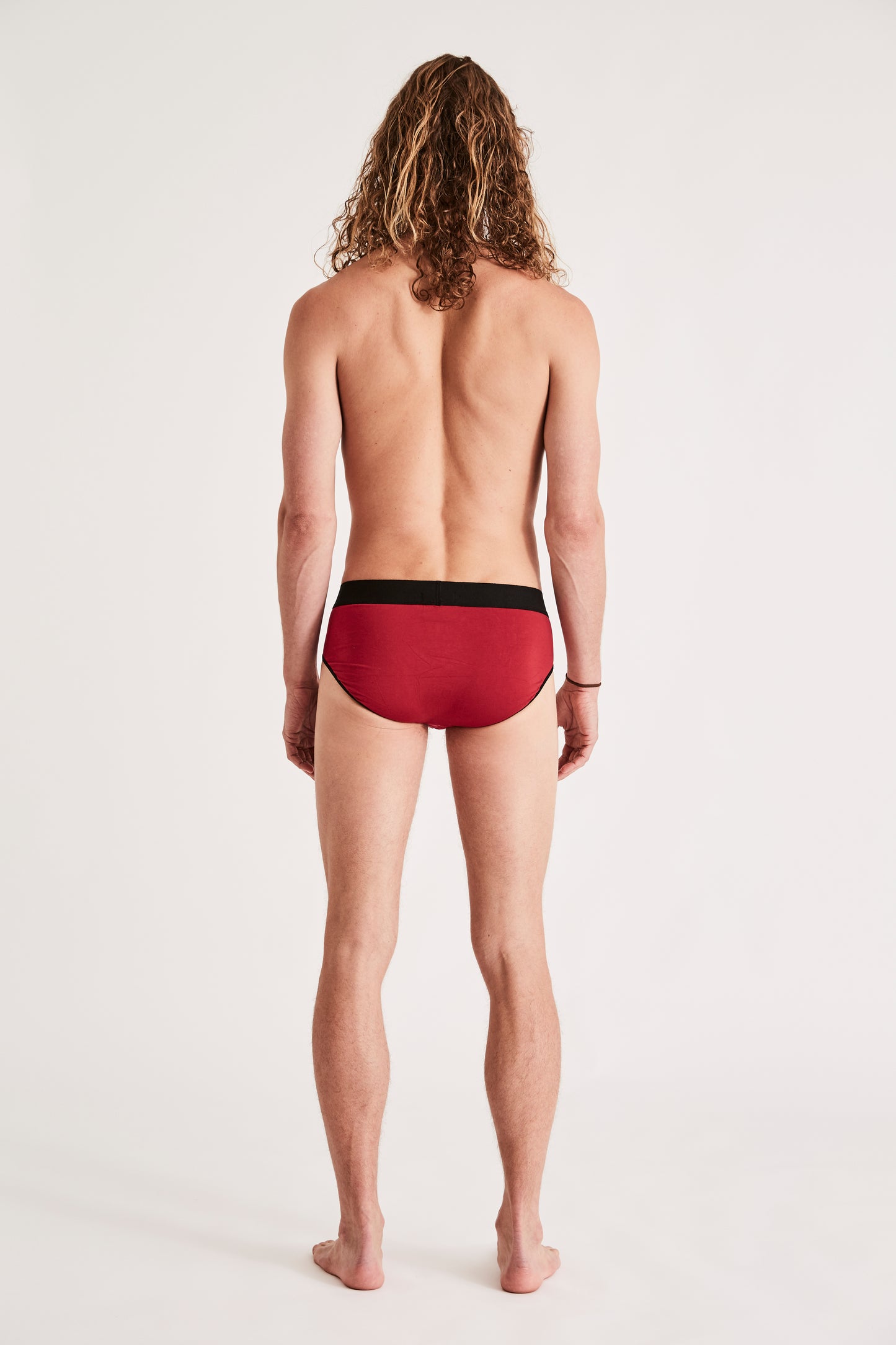 SWJ BRIEF {BLACK ON RED}