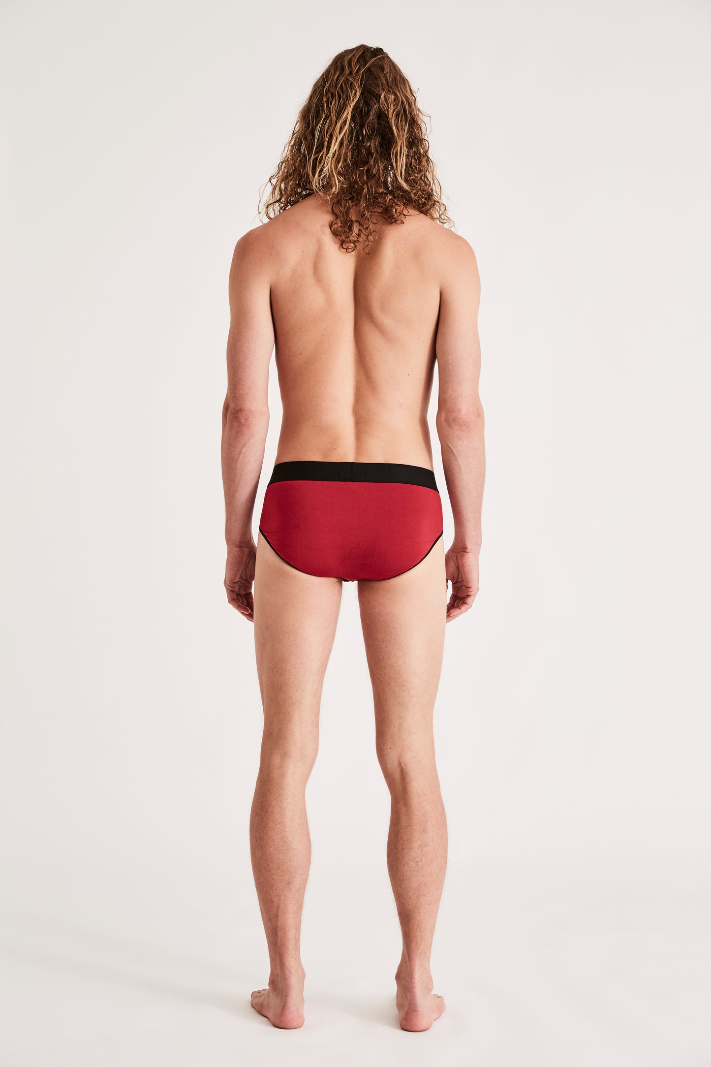 SWJ BRIEF {WHITE ON RED}