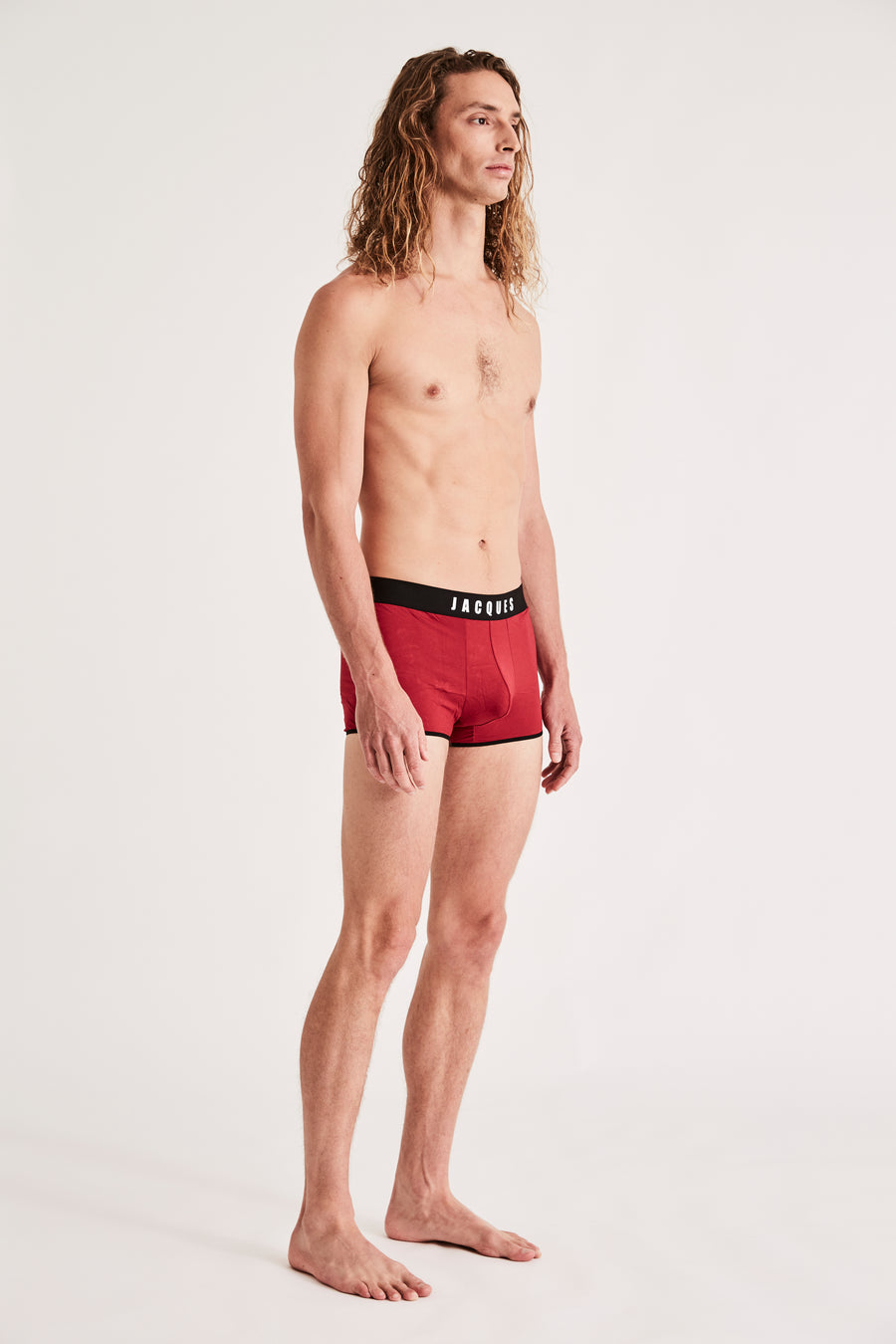 SWJ TRUNK {WHITE ON RED}
