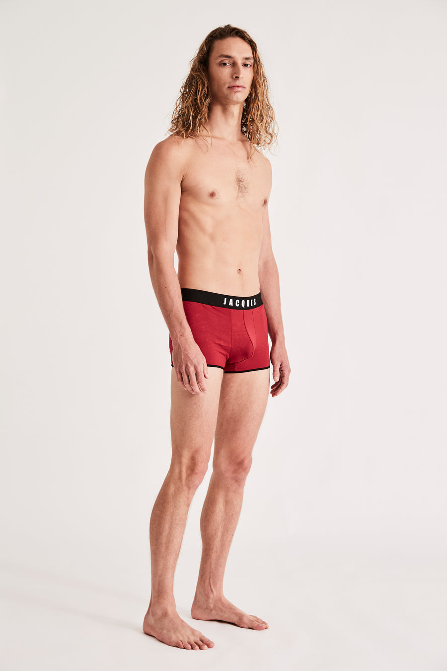 SWJ TRUNK {WHITE ON RED}