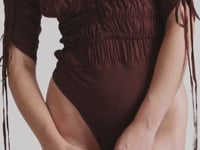 RACHEL BODYSUIT {CHOCOLATE}