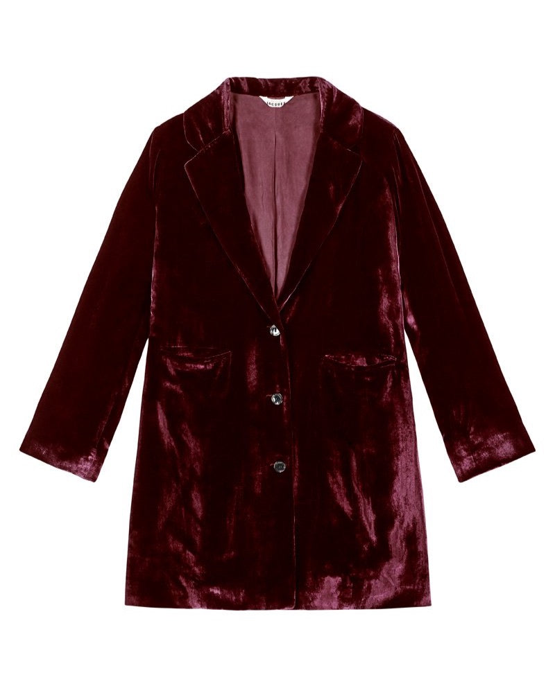 SHIRLEY COAT {WINE}