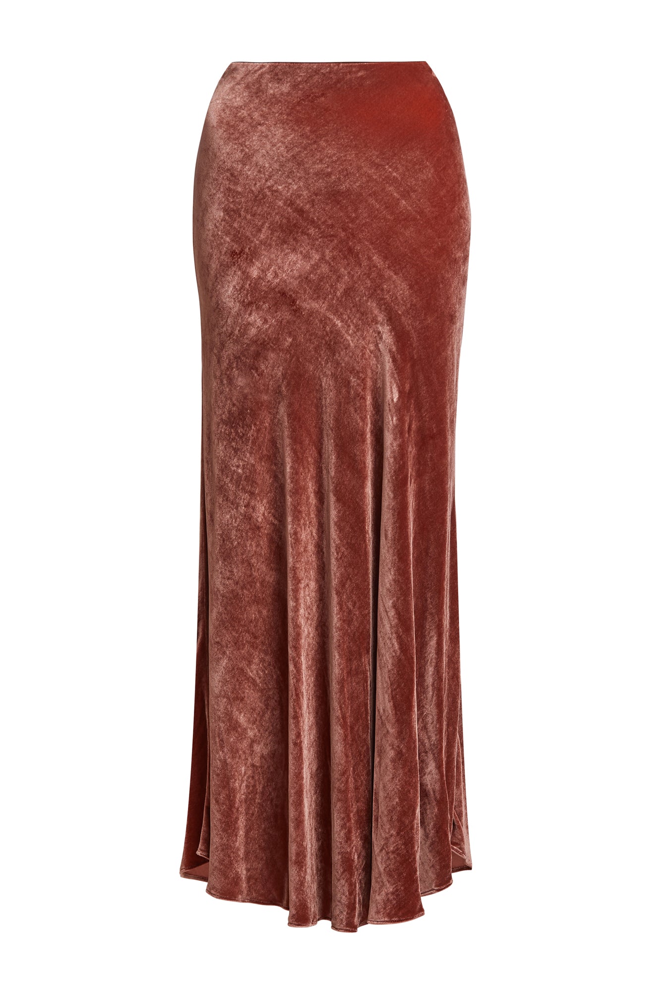 BIANCA VELVET SKIRT {COPPER}