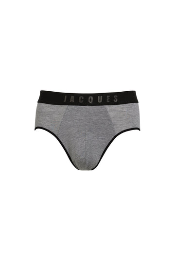 SWJ BRIEF {BLACK ON GREY}