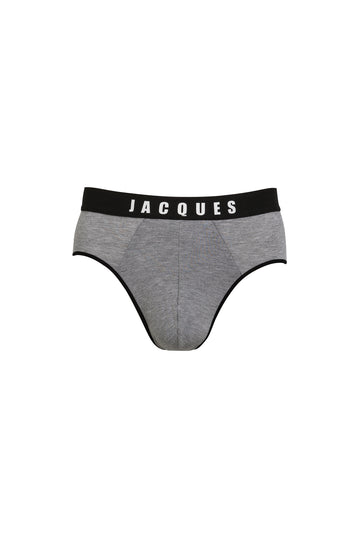 SWJ BRIEF {WHITE ON GREY}