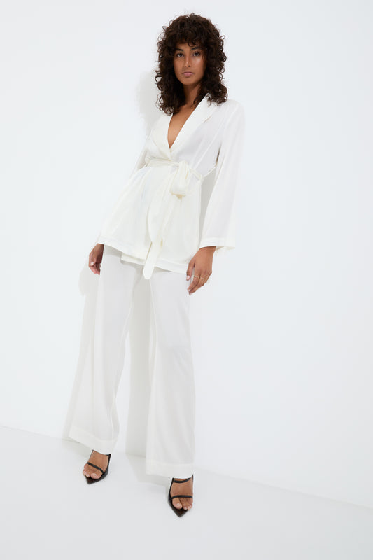 MARAIS TUXEDO PANT {WHITE}