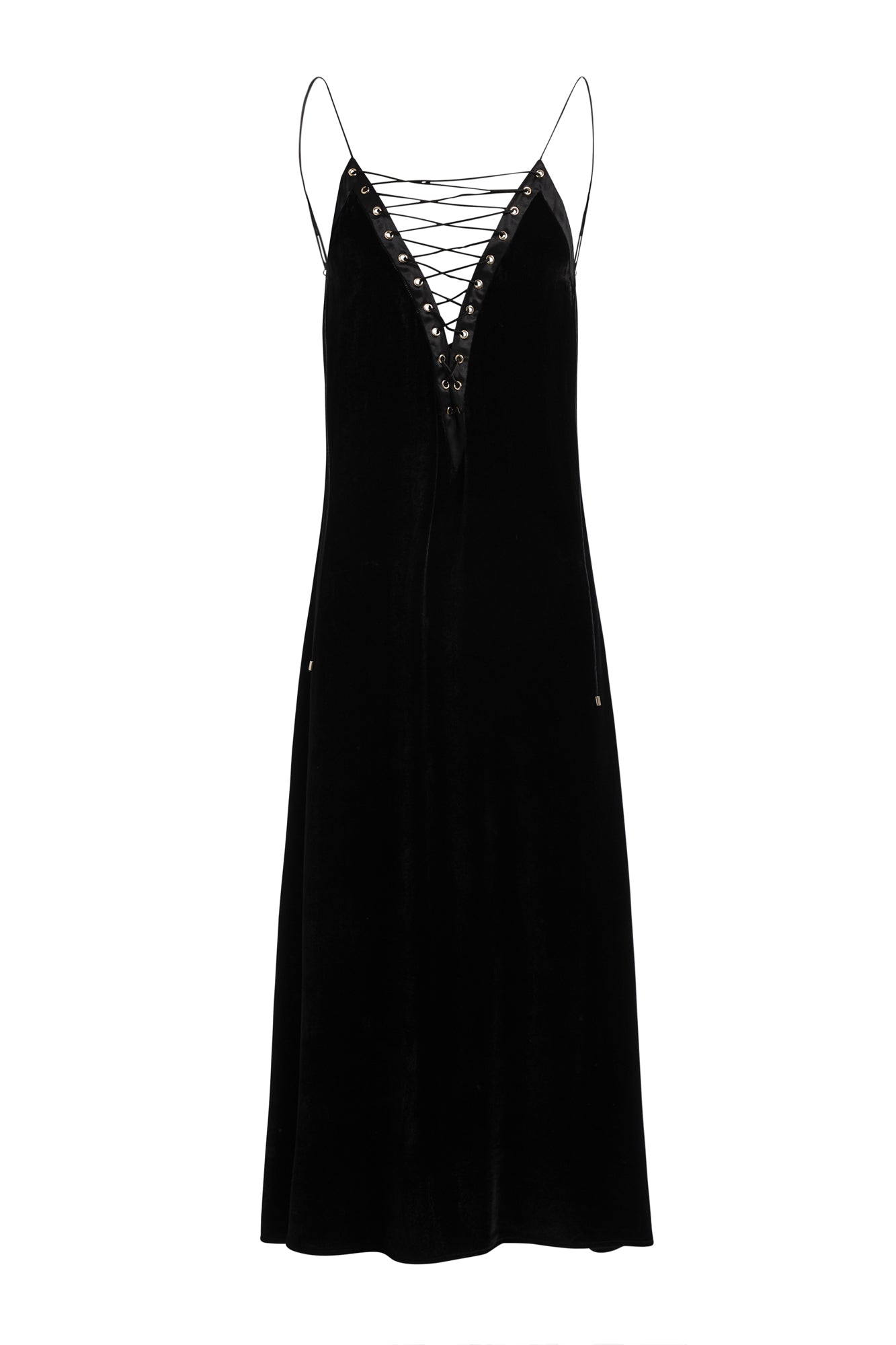 ANJA SLIP DRESS - LIMITED EDITION {BLACK}