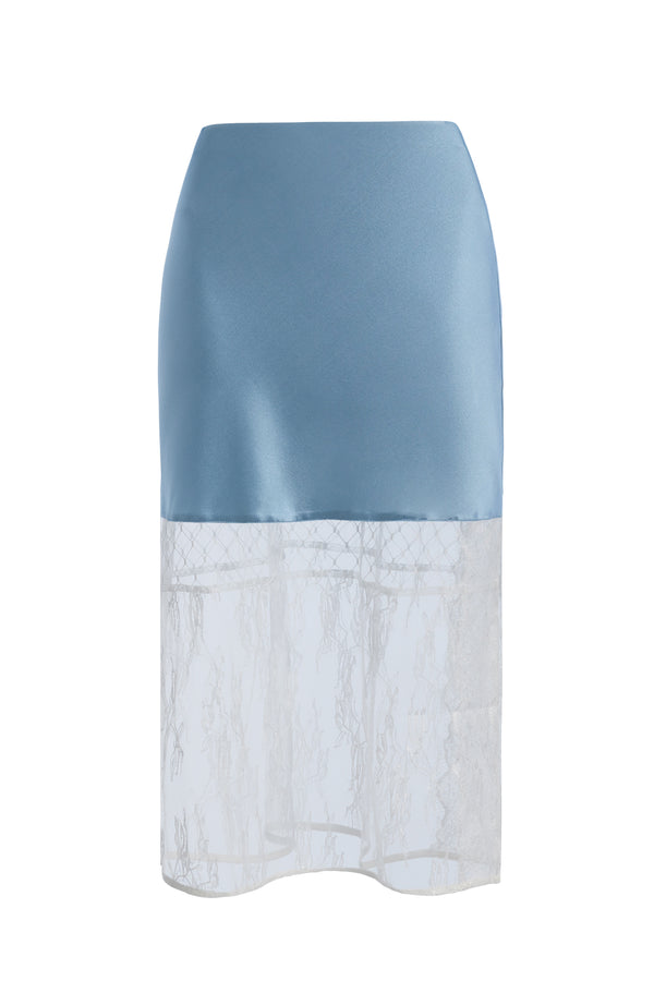 FRANCINE SKIRT {DUSK BLUE}