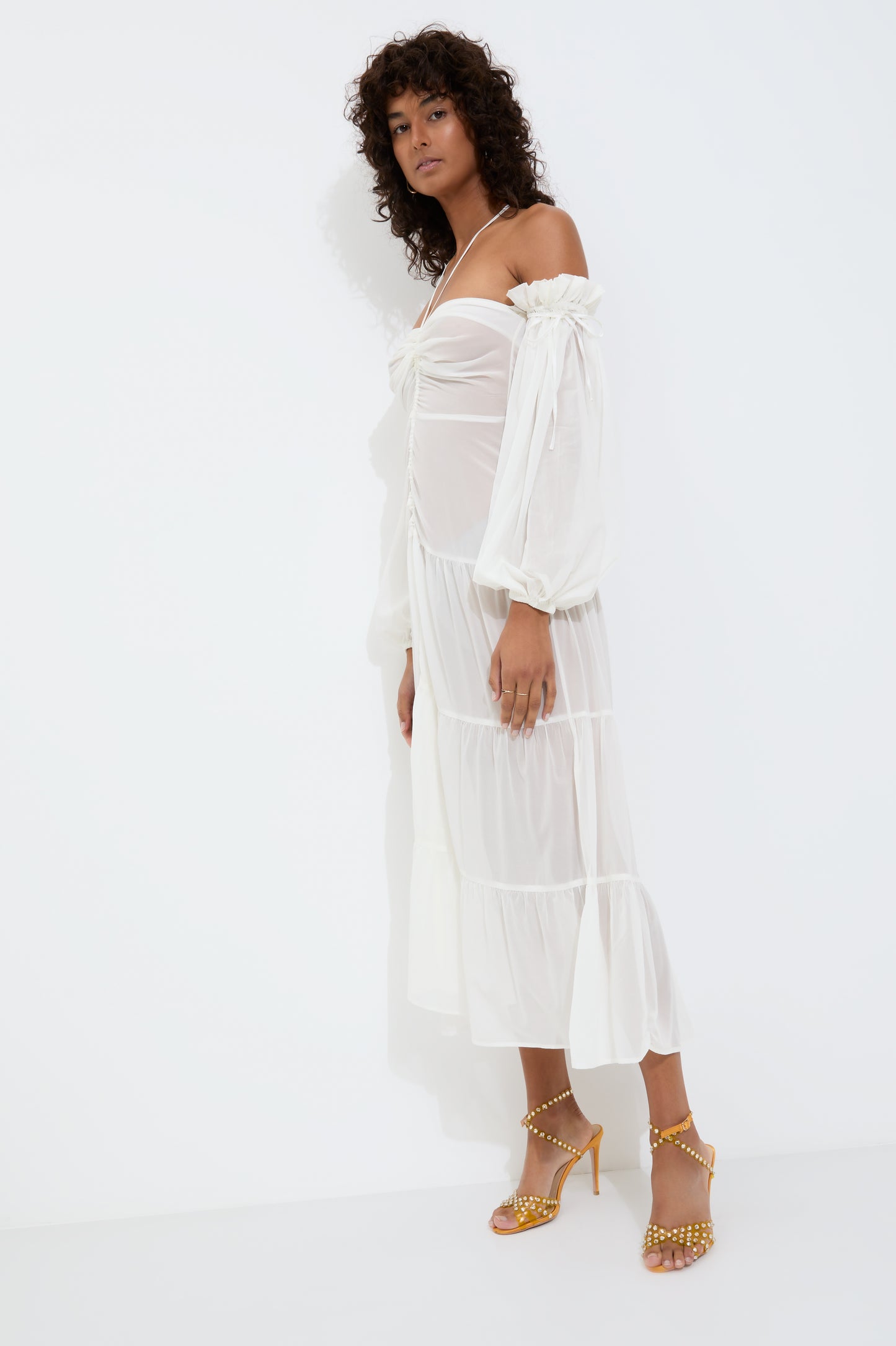 BRONTË DRESS {WHITE}