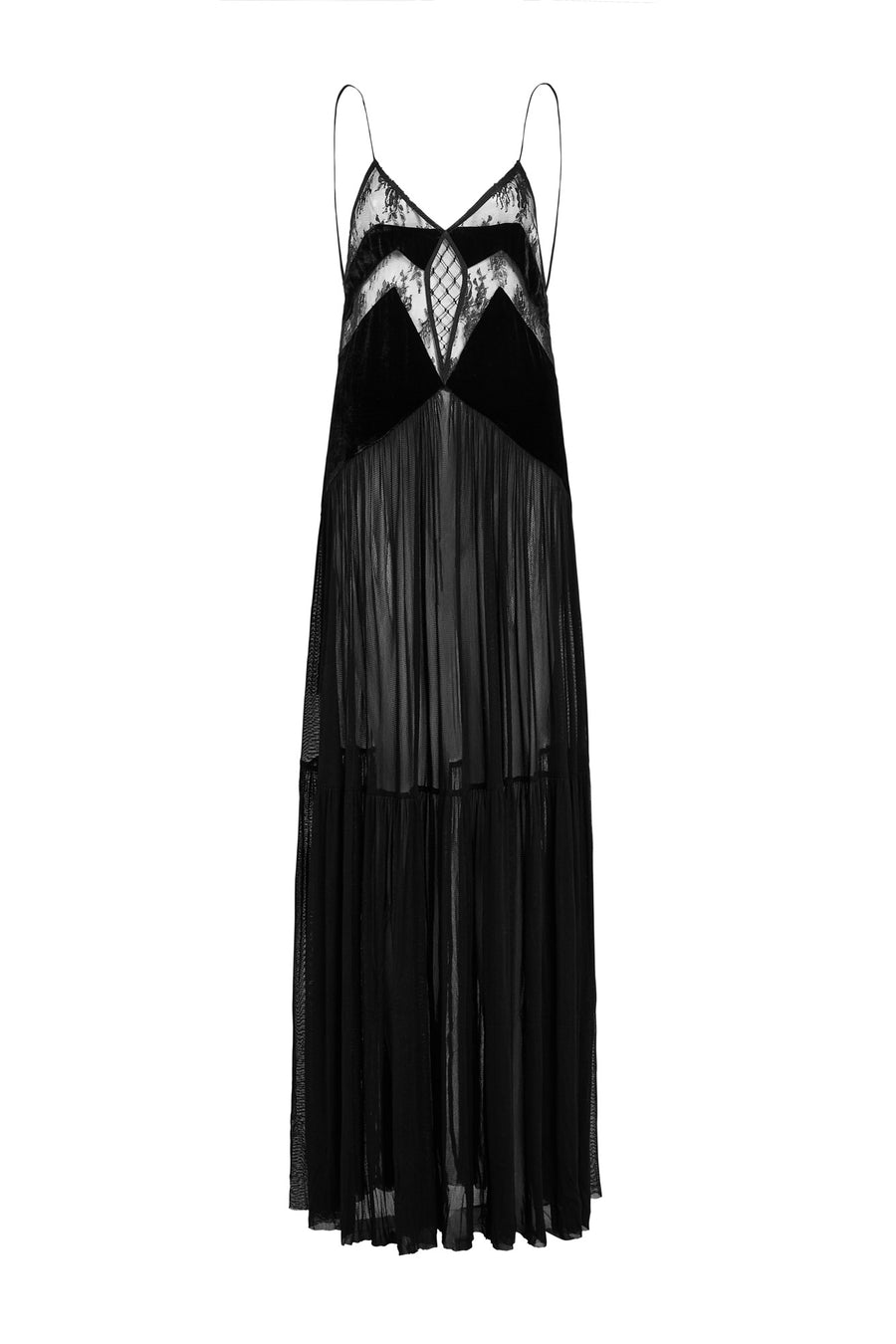 FRANCINE MAXI DRESS {BLACK}