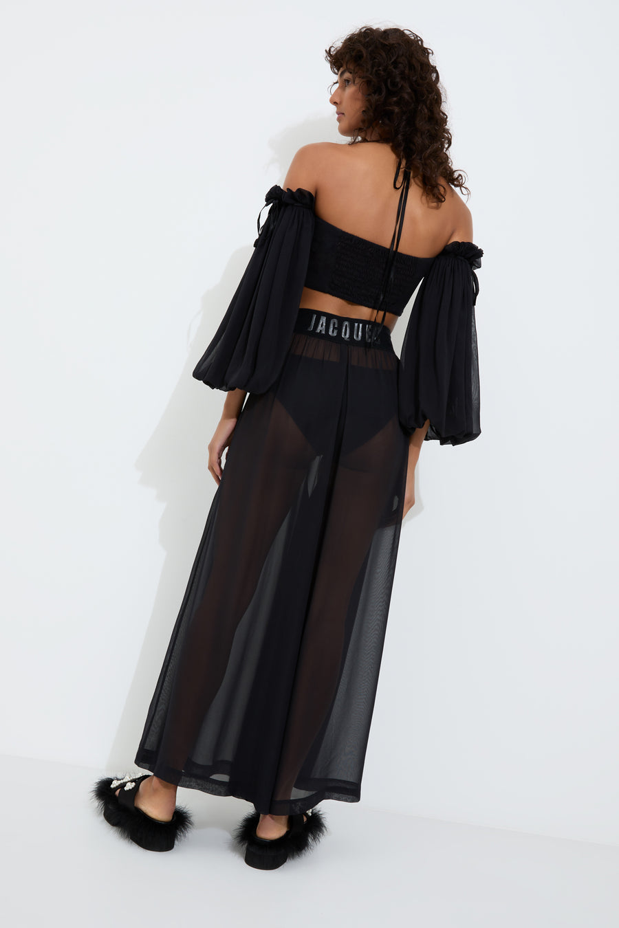 SHEER PANT {BLACK}