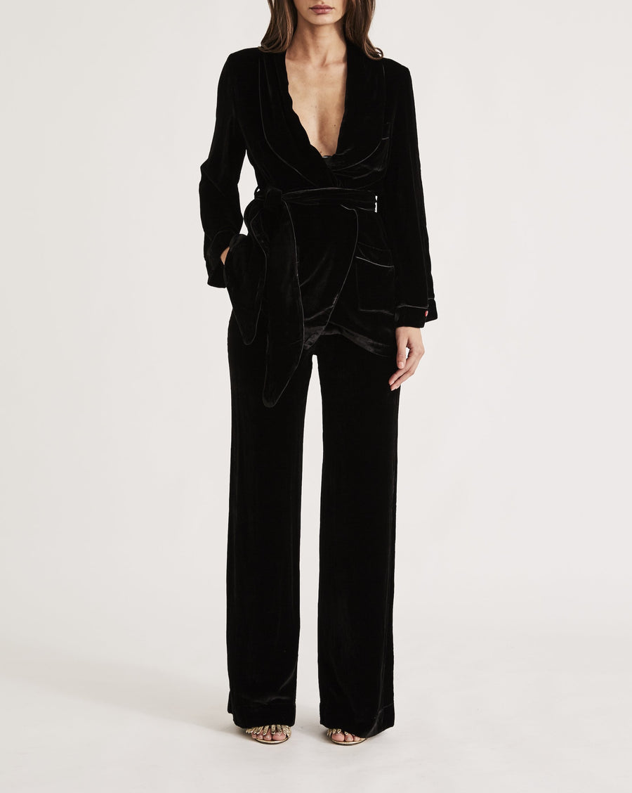 BON VIVANT ROBE {BLACK}