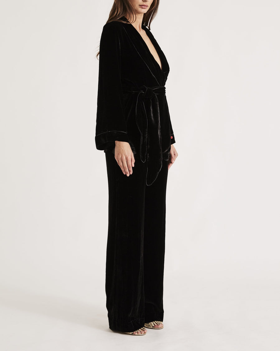 BON VIVANT ROBE {BLACK}