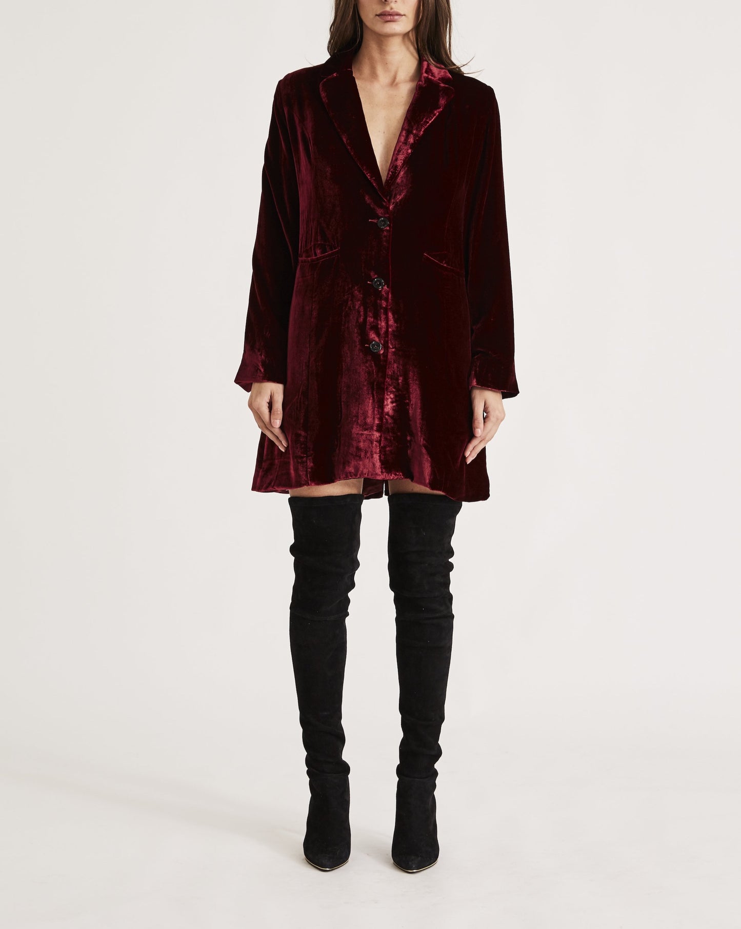 SHIRLEY COAT {WINE}