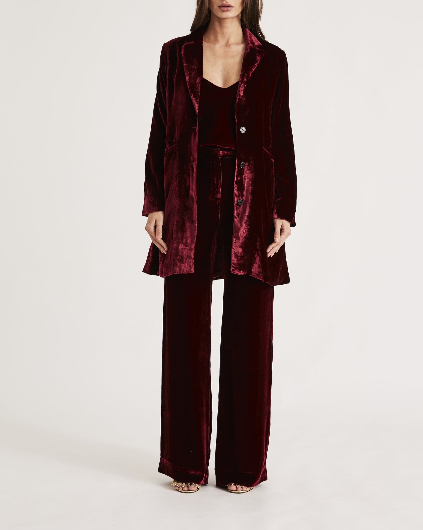 SHIRLEY COAT {WINE}