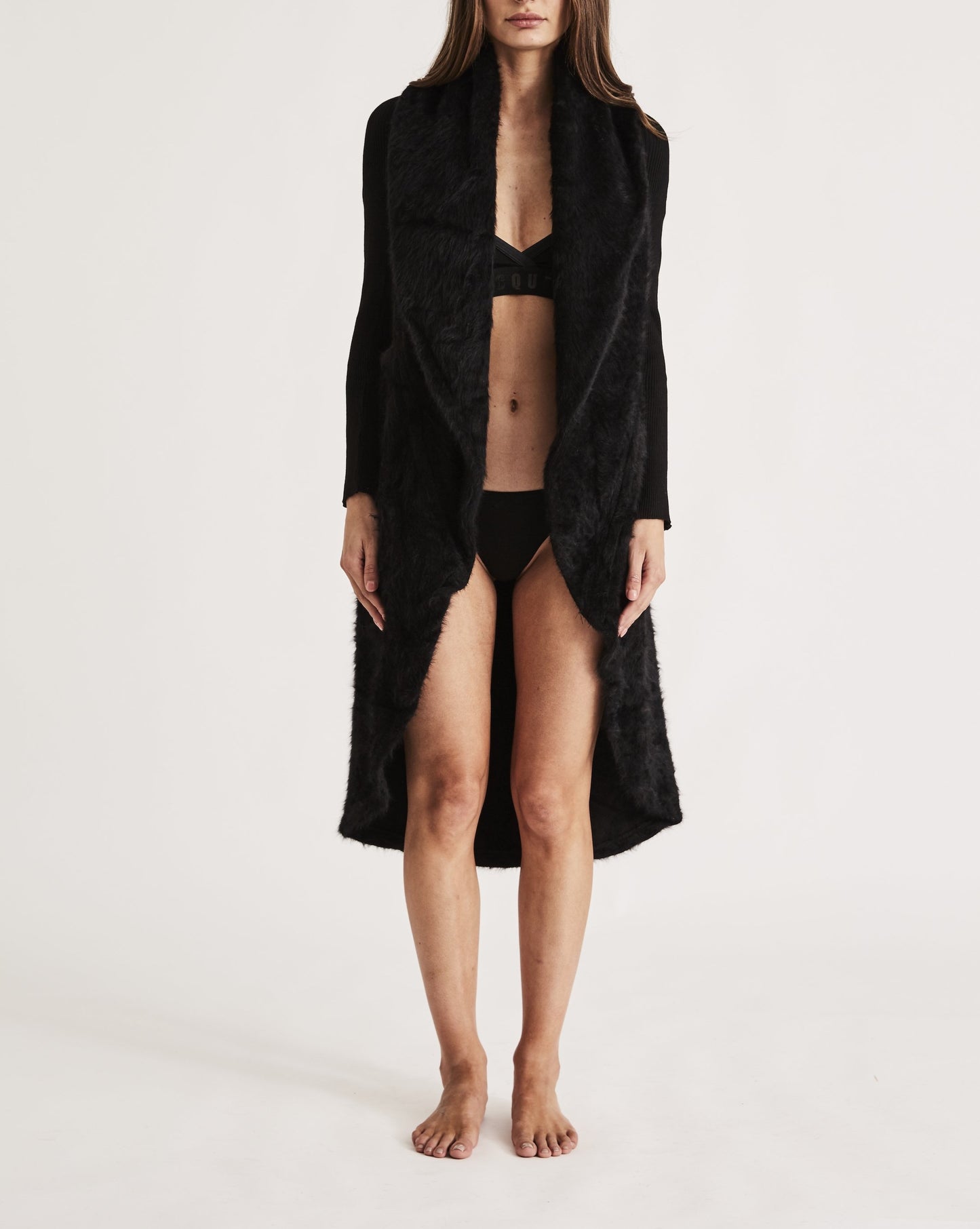 CARESS ROBE {BLACK}