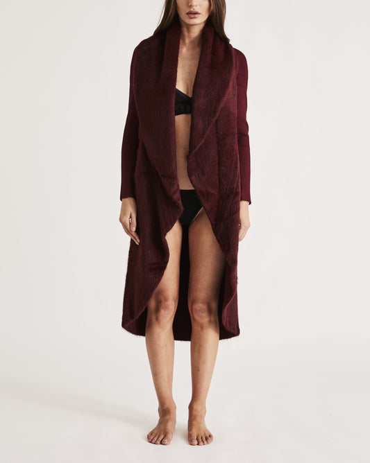 CARESS ROBE {WINE}