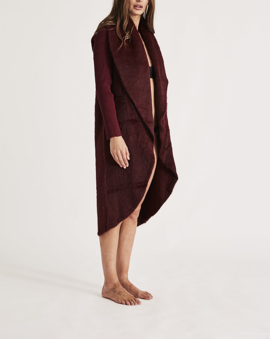 CARESS ROBE {WINE}
