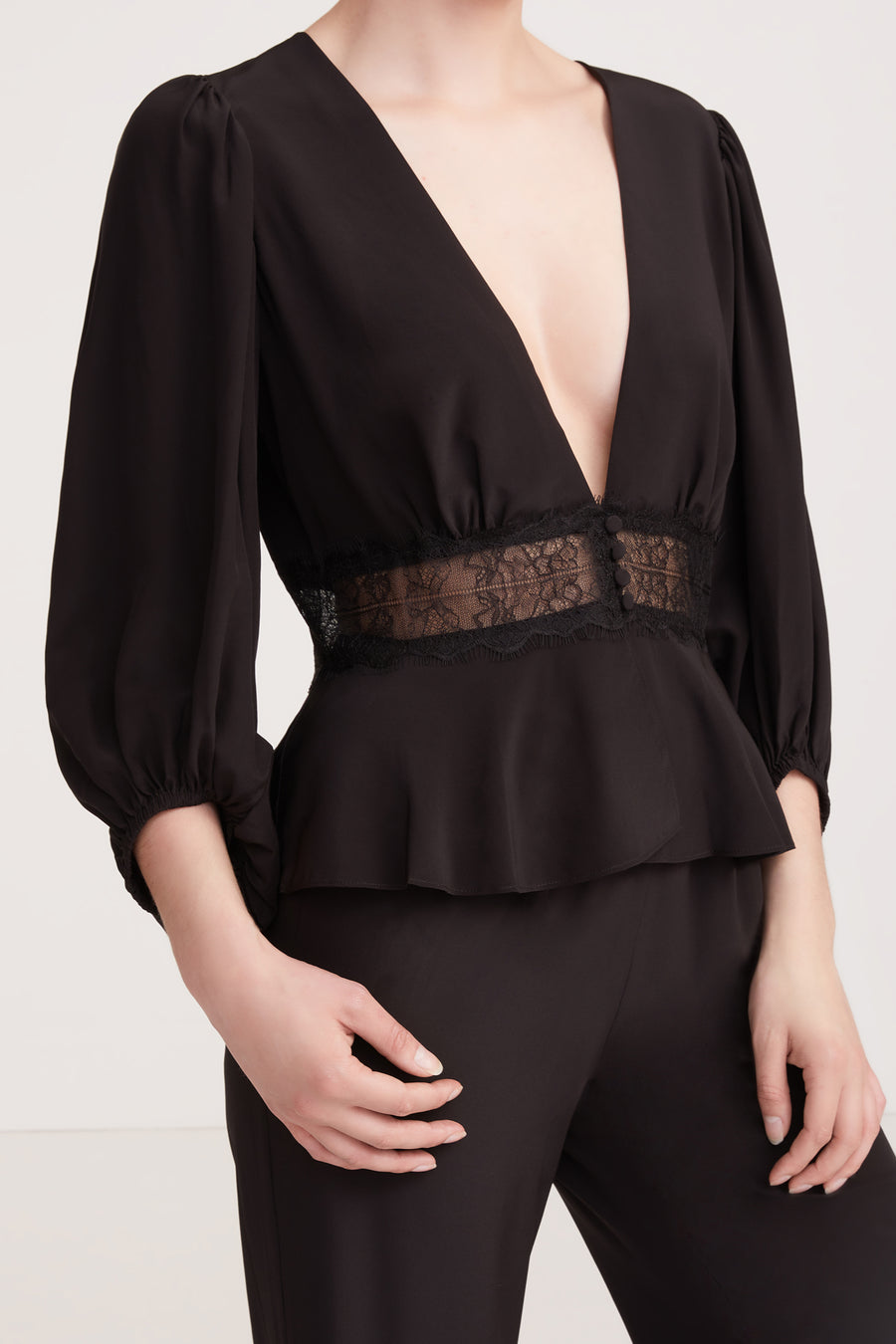OSIRIS BLOUSE {BLACK}