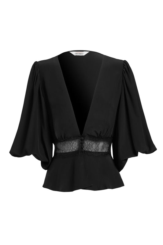 OSIRIS BLOUSE {BLACK}