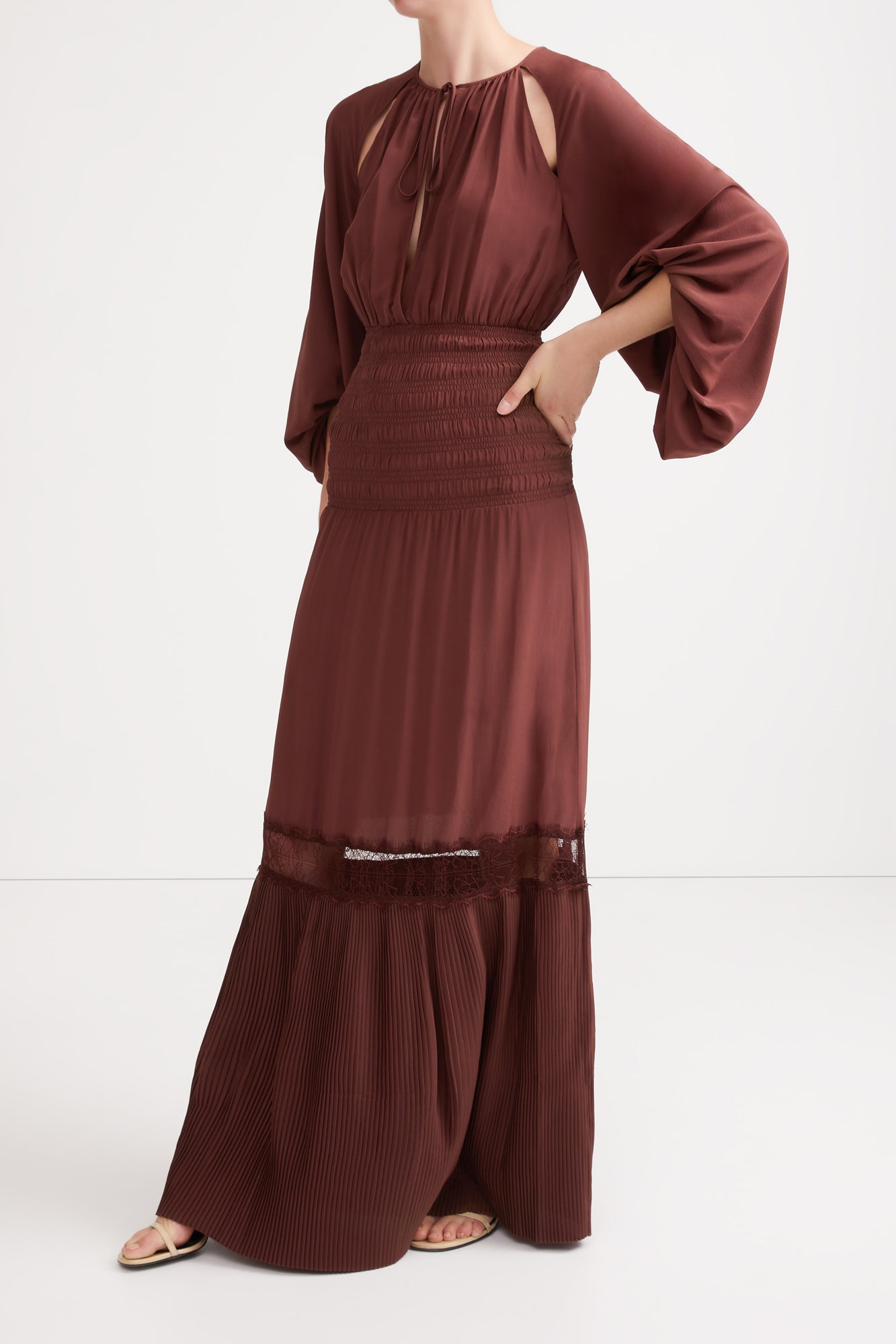 BELLA OSIRIS DRESS {CHOCOLATE}