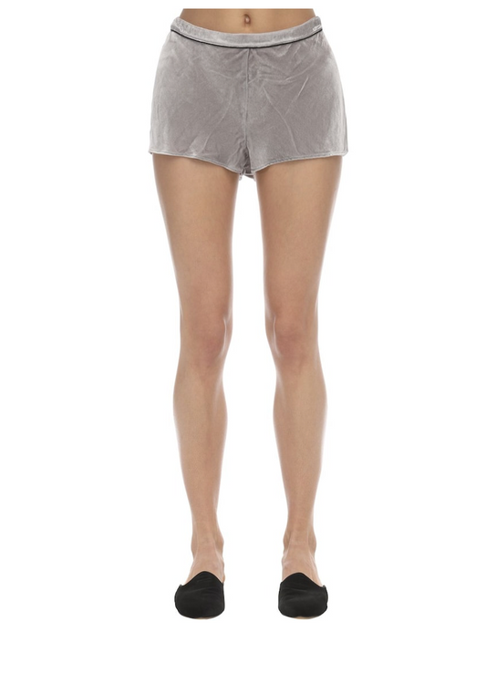 VELVET SHORT SHORTS {PLATINUM}