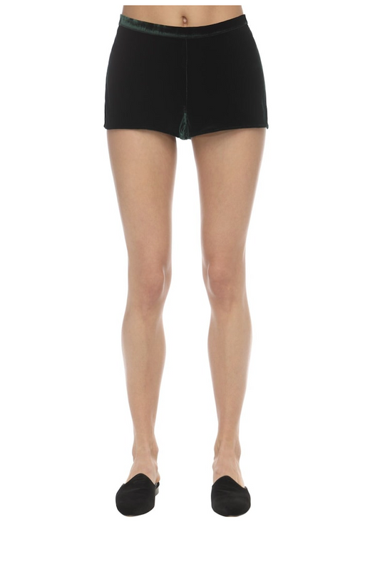 VELVET SHORT SHORTS {EMERALD}