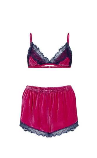 JULIA MATCHING SET {HOT PINK}