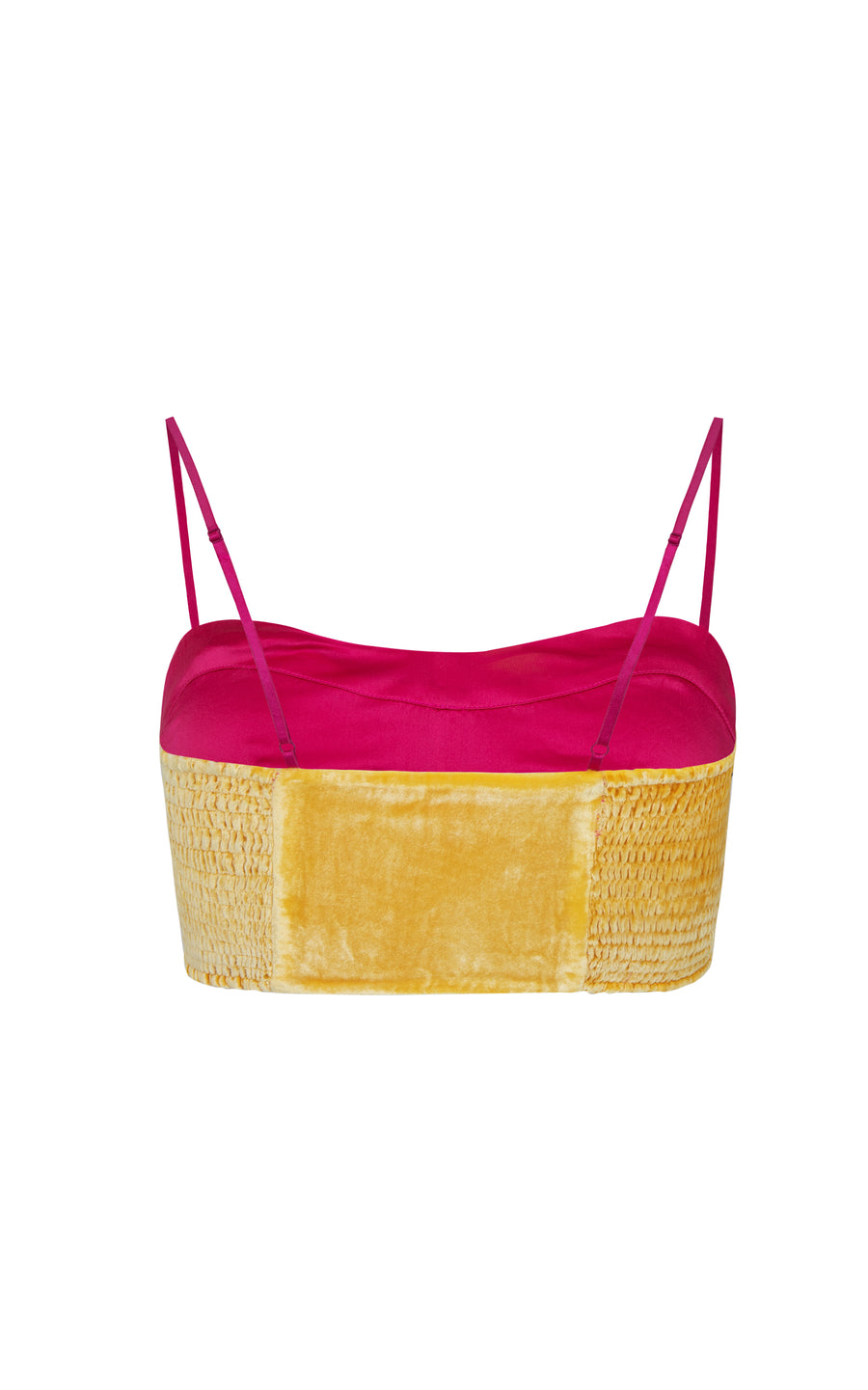 OPHELIA CORSET TOP {HOT PINK & MIMOSA YELLOW}