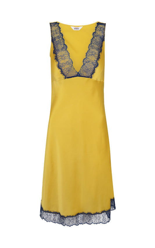 CHILLI A-LINE DRESS {MIMOSA YELLOW}