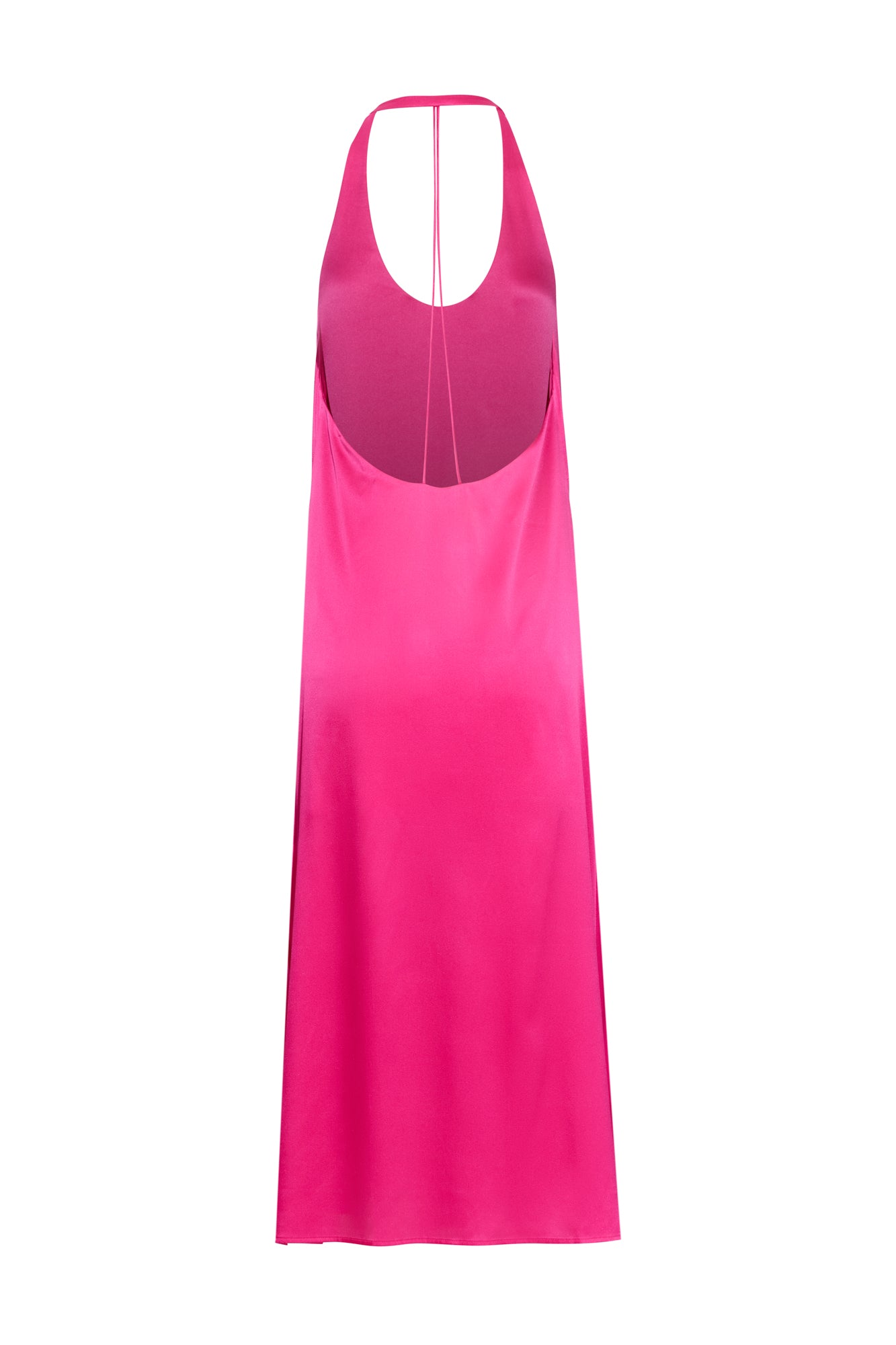 T-BOZ SLIP DRESS {HOT PINK}