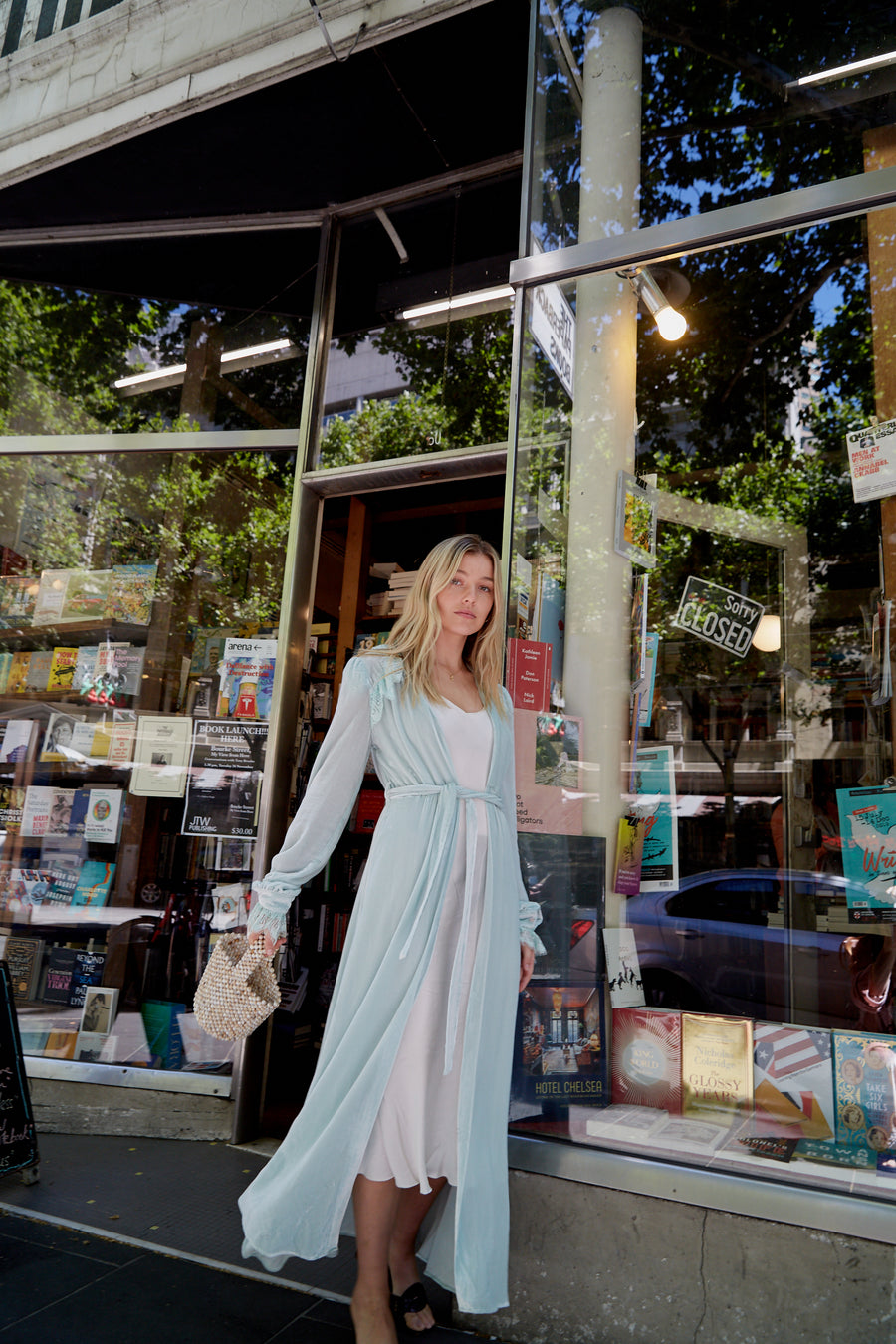NET-A-PORTER EXCLUSIVE: FREYA GOWN {MINT}