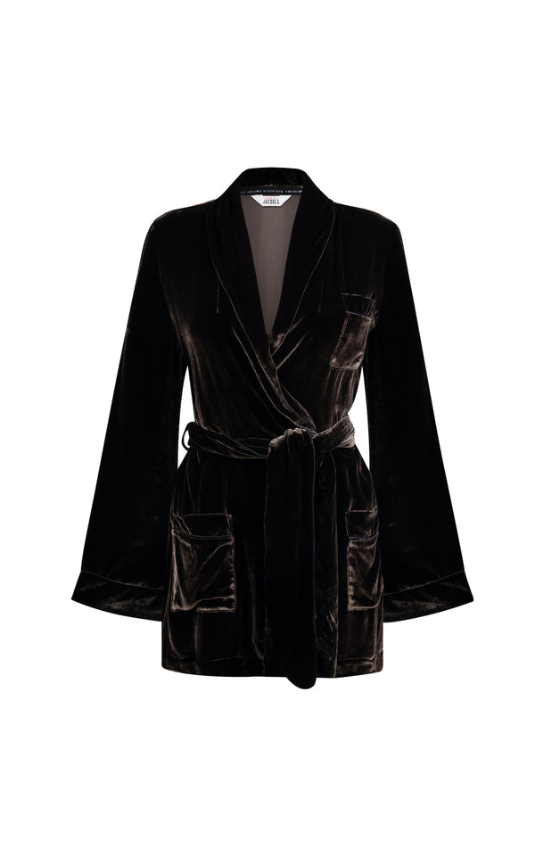 BON VIVANT ROBE {CHOCOLATE}