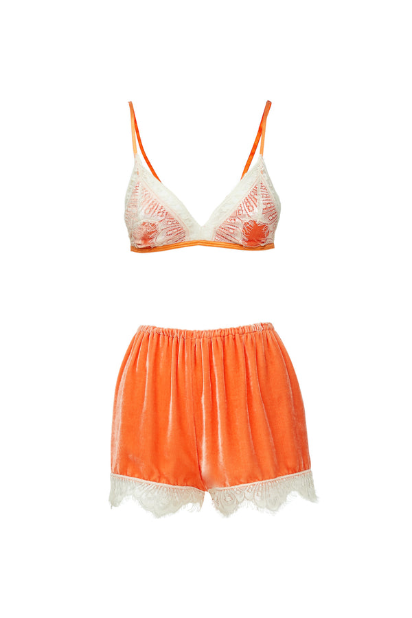 JULIA MATCHING SET {PEACH}